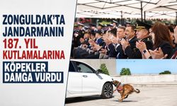 Zonguldak'ta jandarmanın 187. yıl kutlamalarına köpekler damga vurdu