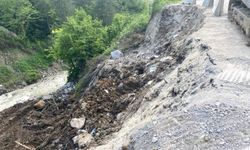 Aşırı yağışlar heyelana neden oluyor
