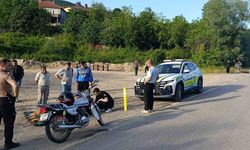 Çarpışan iki motosikletin sürücüsü yaralandı