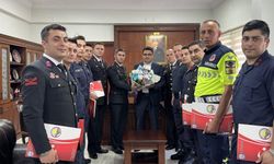 Jandarma personeline başarı belgesi