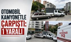 Otomobil kamyonetle çarpıştı: 1 yaralı