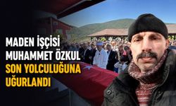 Maden işçisi Muhammet Özkul son yolculuğuna uğurlandı