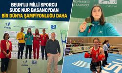 BEUN'lu Millî Sporcu Sude Nur Basancı'dan bir dünya şampiyonluğu daha
