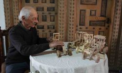 Torununa yaptığı ahşap oyuncak büyüklerin gözdesi oldu, şimdi taleplere yetişemiyor