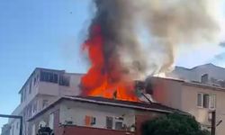 3 katlı apartmanda korkutan yangın
