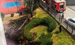 Öğrenci yurdunda yangın paniği