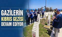 Gazilerin Kıbrıs gezisi devam ediyor