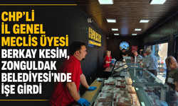 CHP'li İl Genel Meclis Üyesi Berkay Kesim, Zonguldak Belediyesi'nde işe girdi