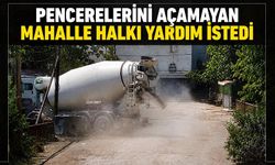Camları açamayan mahalle halkı yardım istedi
