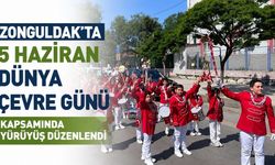 Zonguldak'ta 5 Haziran Dünya Çevre Günü kapsamında yürüyüş düzenlendi