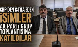 CHP'den istifa eden isimler AK Parti Grup toplantısına katıldılar