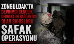 Zonguldak'ta Devrimci Gençlik Dernekleri bağlantısı olan şahıslara şafak operasyonu