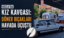 Kozlu'da kız kavgası: Döner bıçakları havada uçuştu