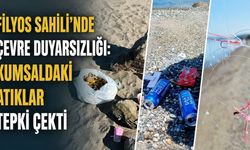 Filyos Sahili'nde çevre duyarsızlığı: Kumsaldaki atıklar tepki çekti