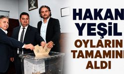 Hakan Yeşil oyların tamamını aldı