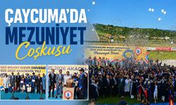 Çaycuma’da mezuniyet coşkusu