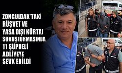 Zonguldak’taki rüşvet ve yasa dışı kürtaj soruşturmasında 11 şüpheli adliyeye sevk edildi