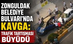 Zonguldak Belediye Bulvarı'nda kavga: Trafik tartışması büyüdü