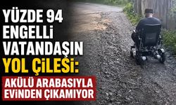 Yüzde 94 engelli vatandaşın yol çilesi: Akülü arabasıyla evinden çıkamıyor
