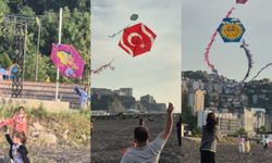 Zonguldak'ta uçurtmalar Vahşi Çöp Döküm alanına dikkat çekmek için uçuruldu