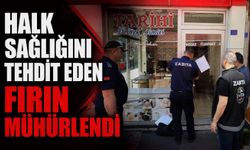 Halk sağlığını tehdit eden fırın mühürlendi