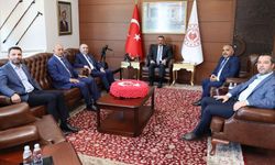 Cumhurbaşkanı Başdanışmanı İsrafil Kışla’dan Vali Osman Hacıbektaşoğlu’na ziyaret