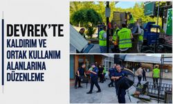 Devrek'te kaldırım ve ortak kullanım alanlarına düzenleme
