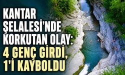 Kantar Şelalesi'nde korkutan olay: 4 genç girdi, 1'i kayboldu