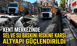 Kent merkezinde sel ve su baskını riskine karşı altyapı güçlendirildi