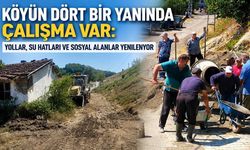 Köyün dört bir yanında çalışma var: Yollar, su hatları ve sosyal alanlar yenileniyor