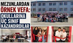 Mezunlardan örnek vefa: Okullarına üç yenilenmiş sınıf kazandırdılar