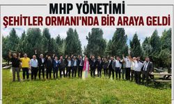 MHP Yönetimi Şehitler Ormanı'nda bir araya geldi
