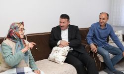 Başkan Özcan Ulupınar vatandaş ziyaretlerini sürdürüyor