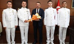 Sahil Güvenlik'ten Vali Osman Hacıbektaşoğlu'na ziyaret