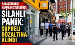 Soğuksu’daki VakıfBank Şubesi'nde silahlı panik: Şüpheli gözaltına alındı