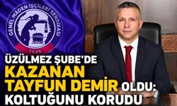 Üzülmez Şube'de kazanan Tayfun Demir oldu: Koltuğunu korudu