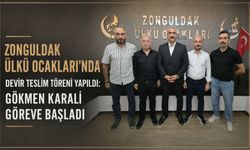Zonguldak Ülkü Ocakları'nda devir teslim töreni yapıldı: Gökmen Karali göreve başladı