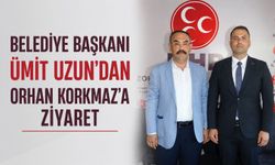 Belediye Başkanı Ümit Uzun'dan Orhan Korkmaz'a ziyaret