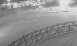 1 kişinin hayatını kaybettiği kaza anı görüntülendi