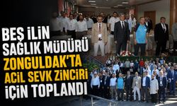 Beş ilin sağlık müdürü Zonguldak'ta acil sevk zinciri için toplandı