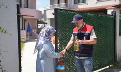 Atık yağ kampanyasına katılanlara sıvı yağ hediyesi