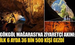 Gökgöl Mağarası'na ziyaretçi akını: İlk 6 ayda 36 bin 500 kişi gezdi