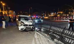 İki motosiklete çarpan sürücü ortalığı savaş alanına çevirdi