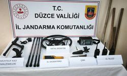 Kaçak kazıya jandarma baskını