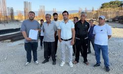 Maaşlarını alamayan işçiler 2 haftada 4 kez vince çıktı: '20 gündür yemek ve su yok'