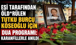 Eşi tarafından öld*rülen Tutku Burcu Köseoğlu için dua programı: Karanfillerle anıldı