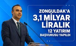 “Zonguldak’a 3,1 milyar liralık 12 yatırım başvurusu yapıldı”