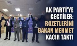 AK Parti’ye katıldılar: Rozetlerini Bakan Kacır taktı