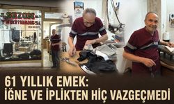 61 yıllık emek: İğne ve iplikten hiç vazgeçmedi