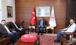 AK Parti heyetinden Vali Osman Hacıbektaşoğlu'na ziyaret